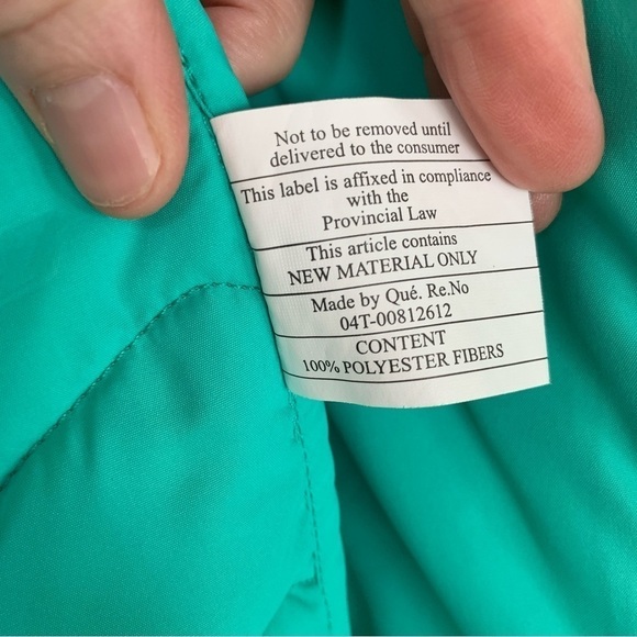 Klim Waverly Light Green Quilted Vest with Removable Hood  Size S - Picture 10 of 10